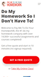 Mobile Screenshot of paymetodoyourhomework.com